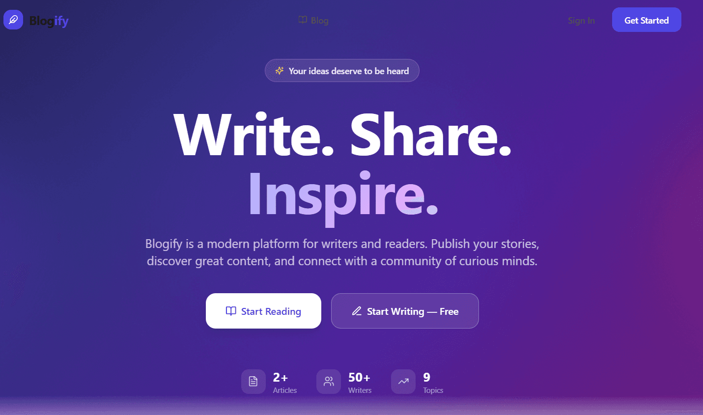 Blogify — Multi Architecture Blogging Platform